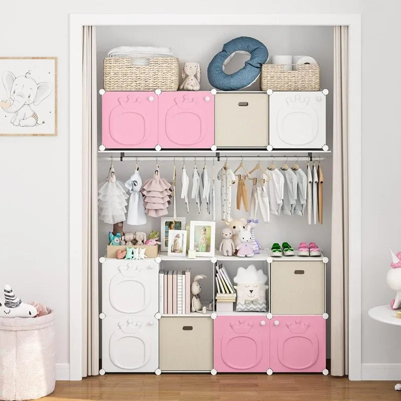 Girl's Wardrobe Cube Storage