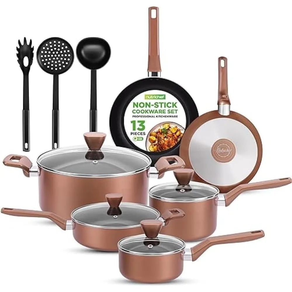 13 Piece Non-Stick Kitchen Cookware