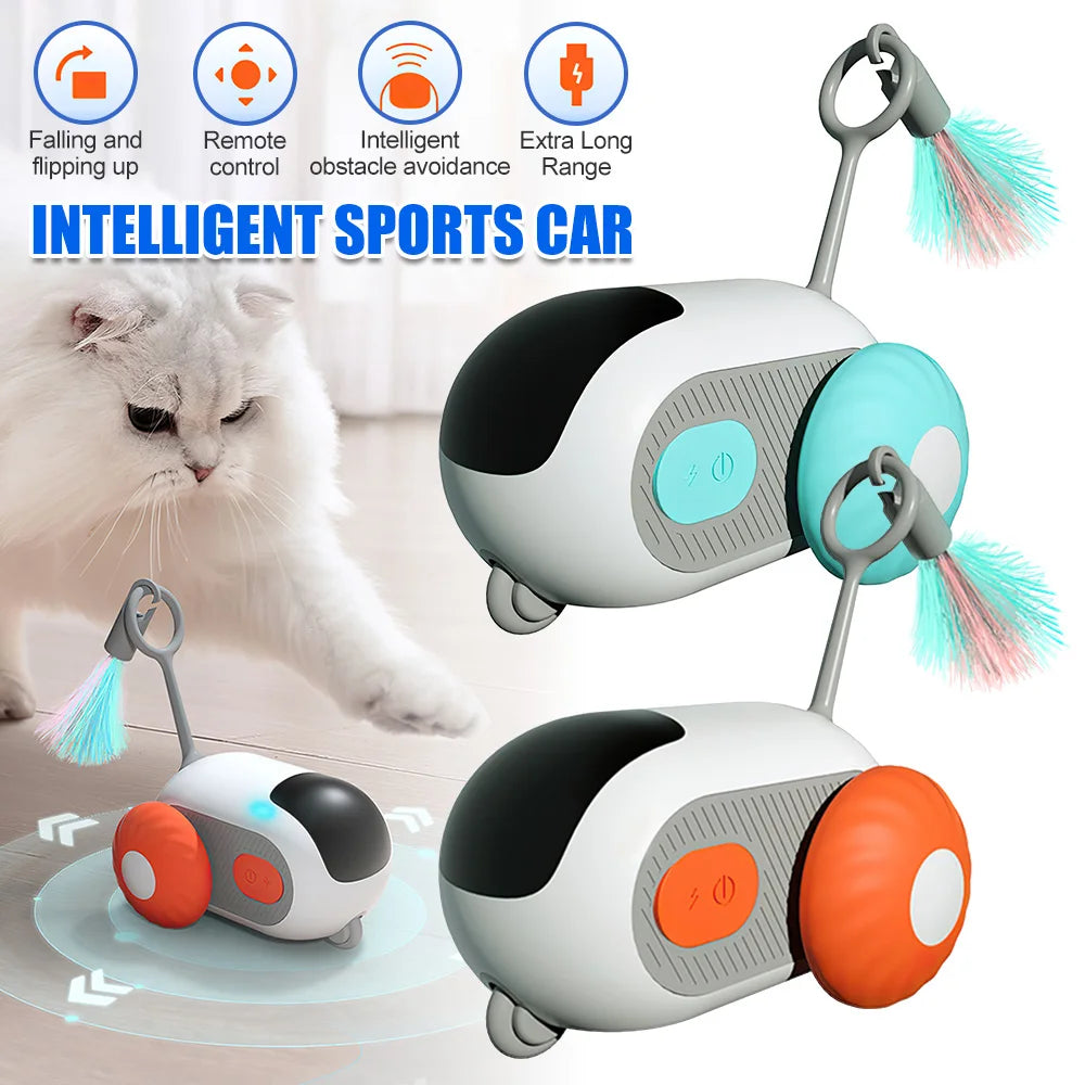 Cat Smart Moving Toy Car