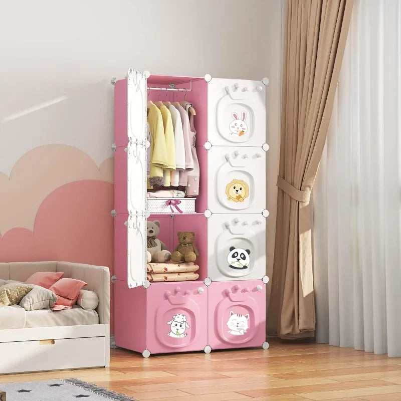 Girl's Wardrobe Cube Storage