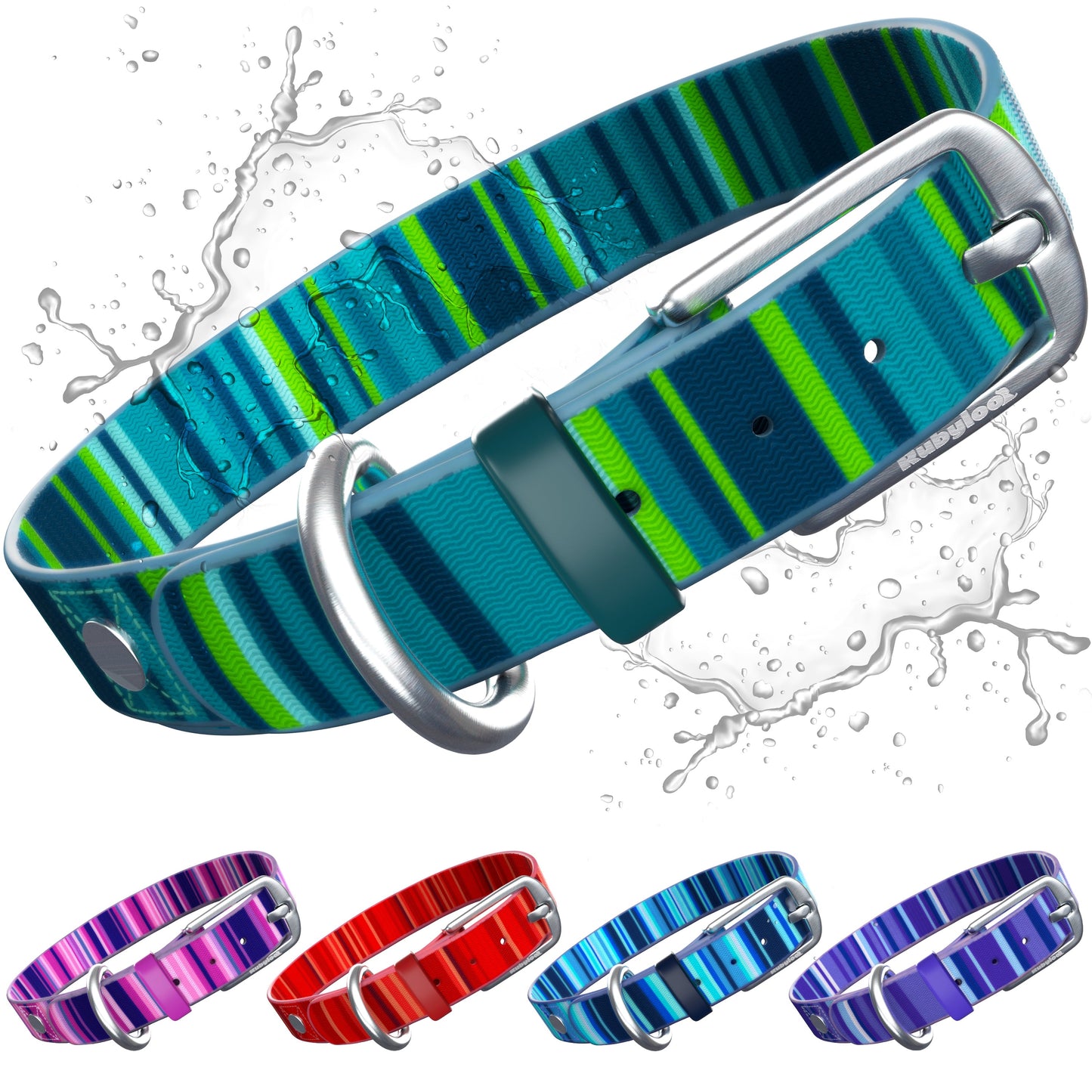 Colorful Waterproof Dog Collar