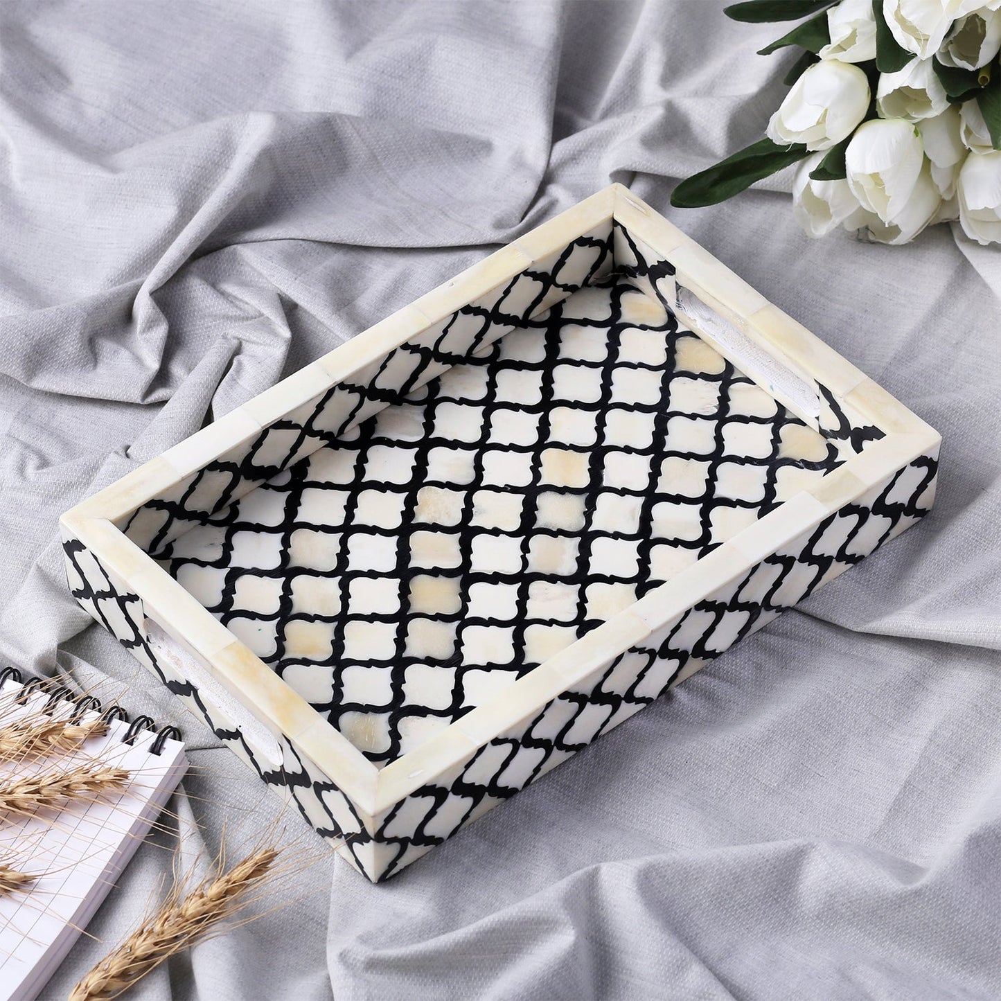 Decorative Moroccan Pattern Tray