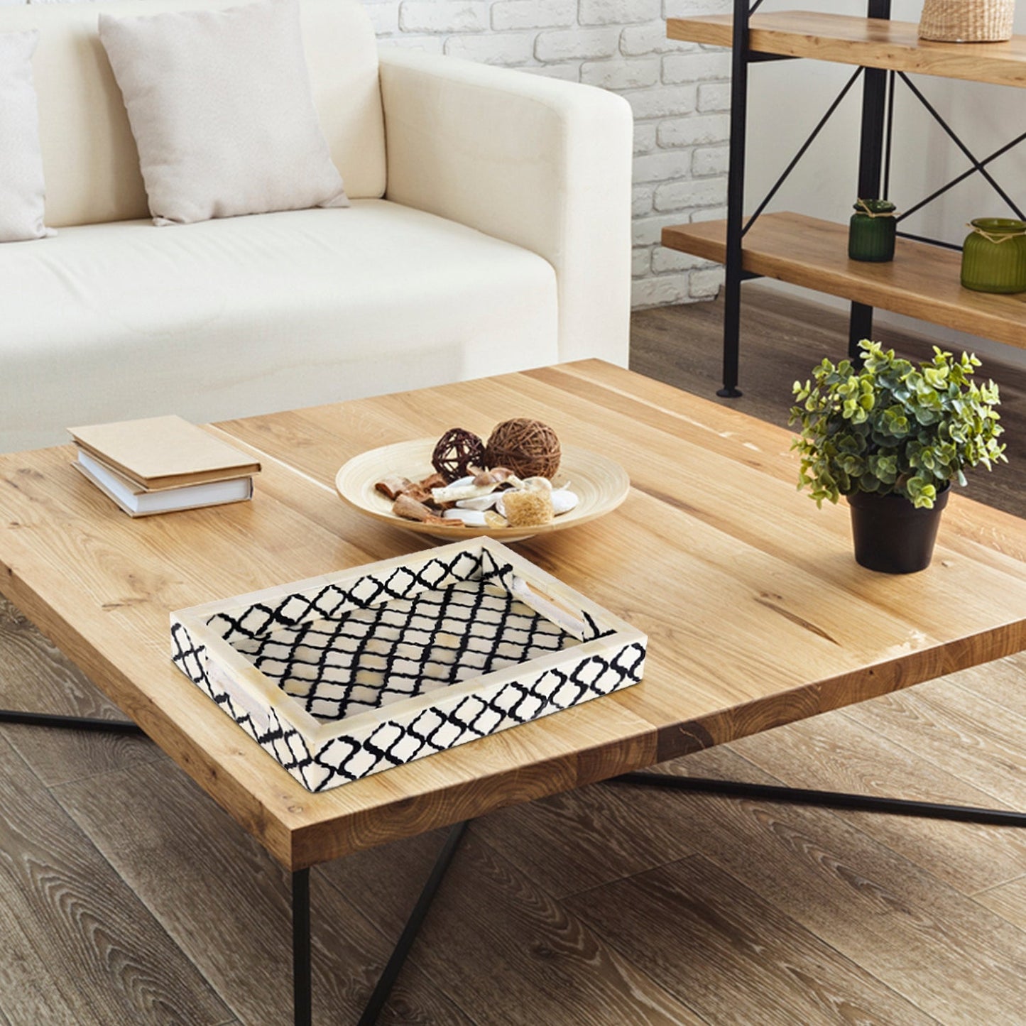 Decorative Moroccan Pattern Tray