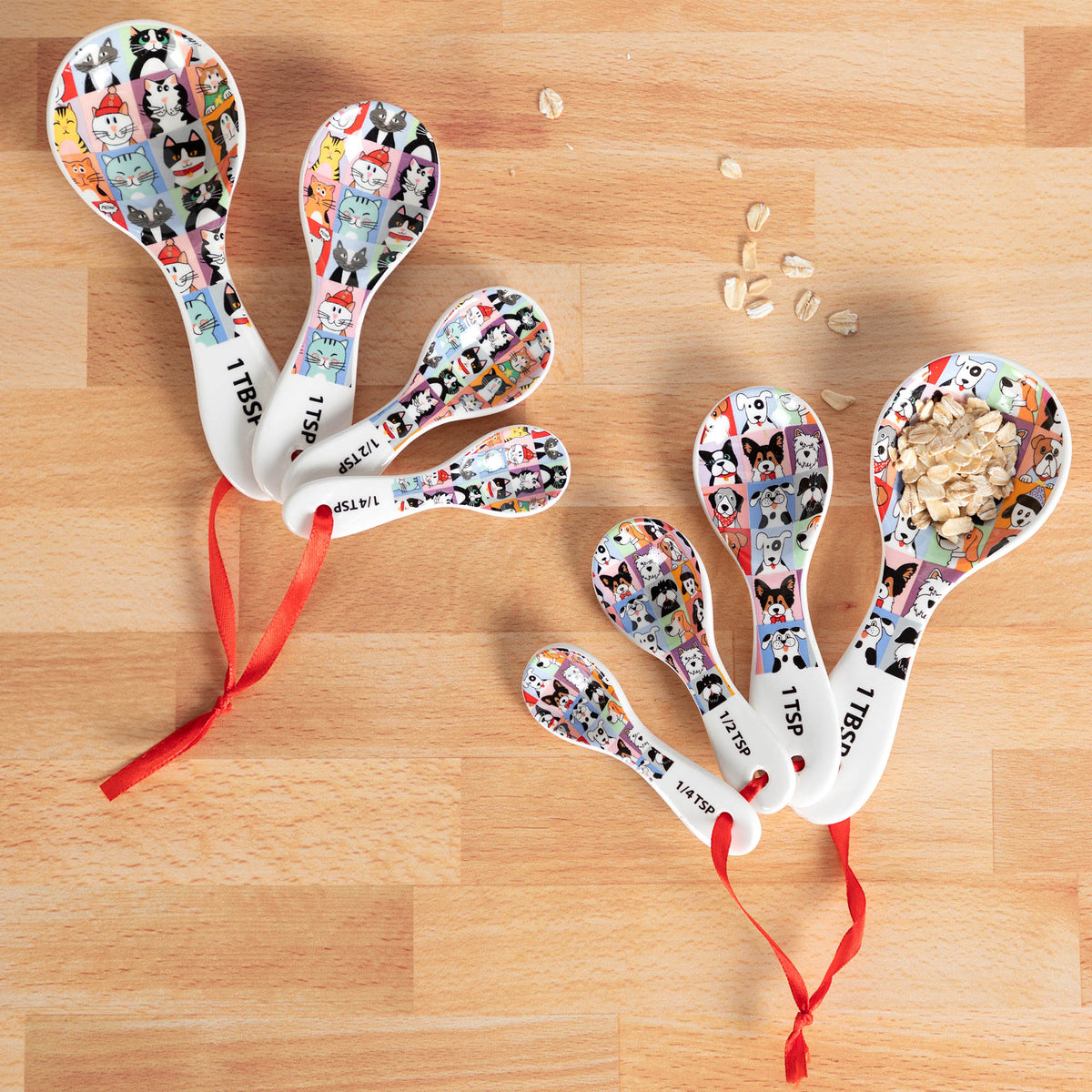 Pet Portrait Kitchen Measuring Spoons