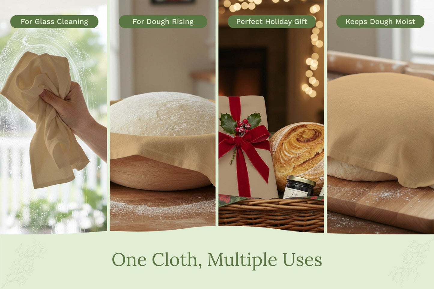 Multi-Purpose Organic Cotton Tea Towels