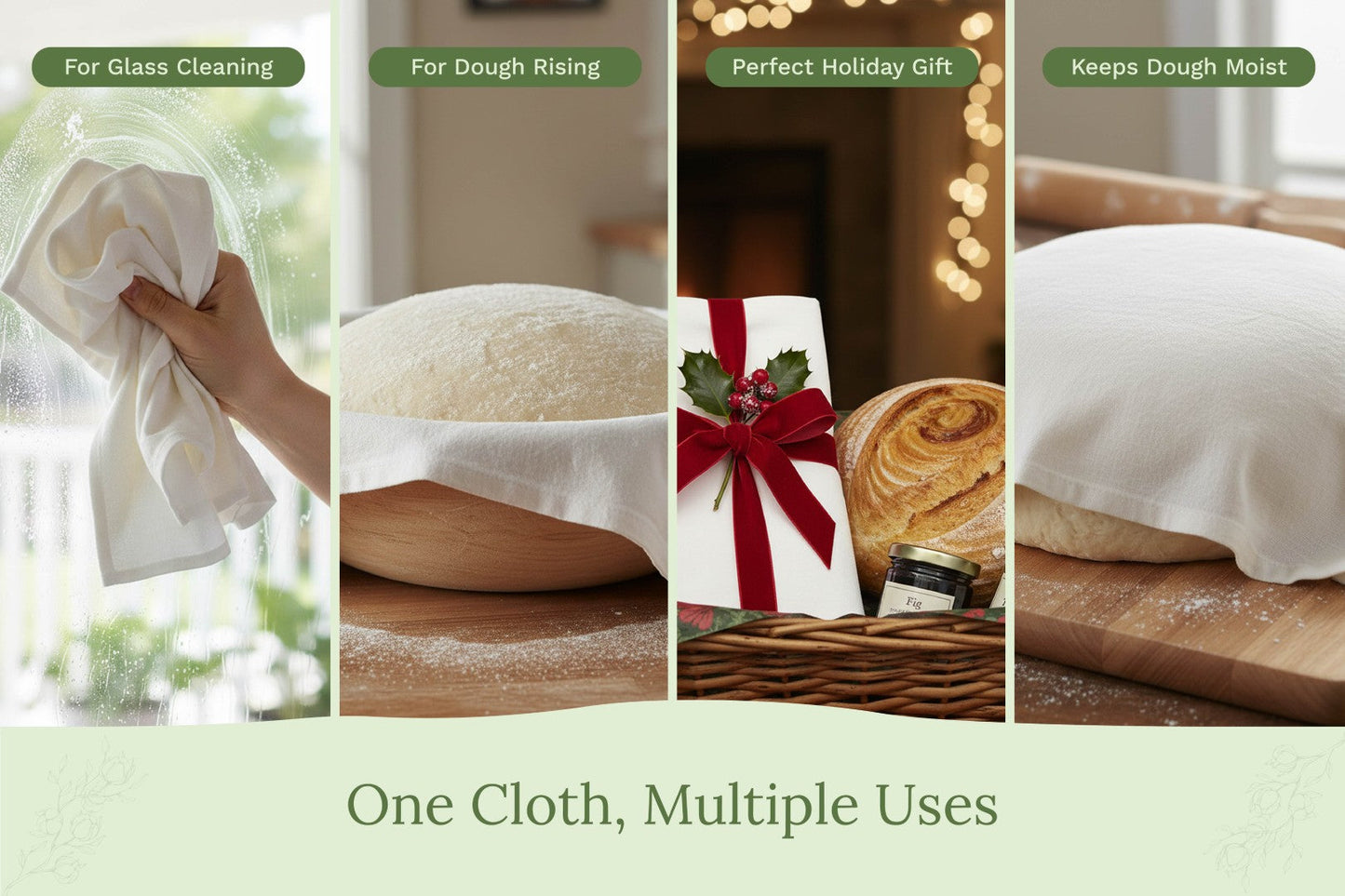 Multi-Purpose Organic Cotton Tea Towels