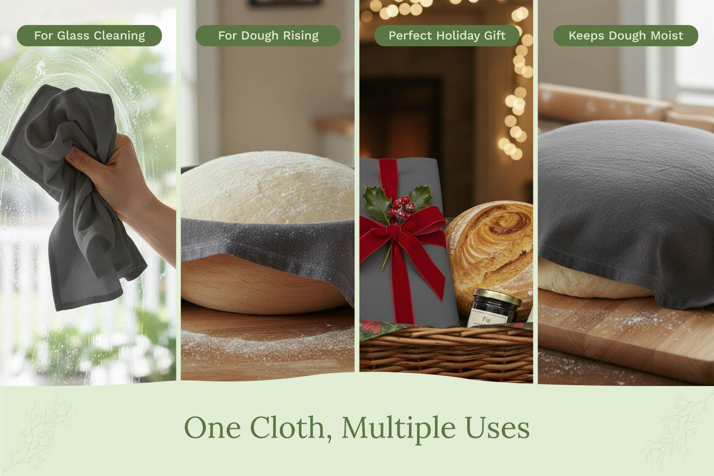 Multi-Purpose Organic Cotton Tea Towels
