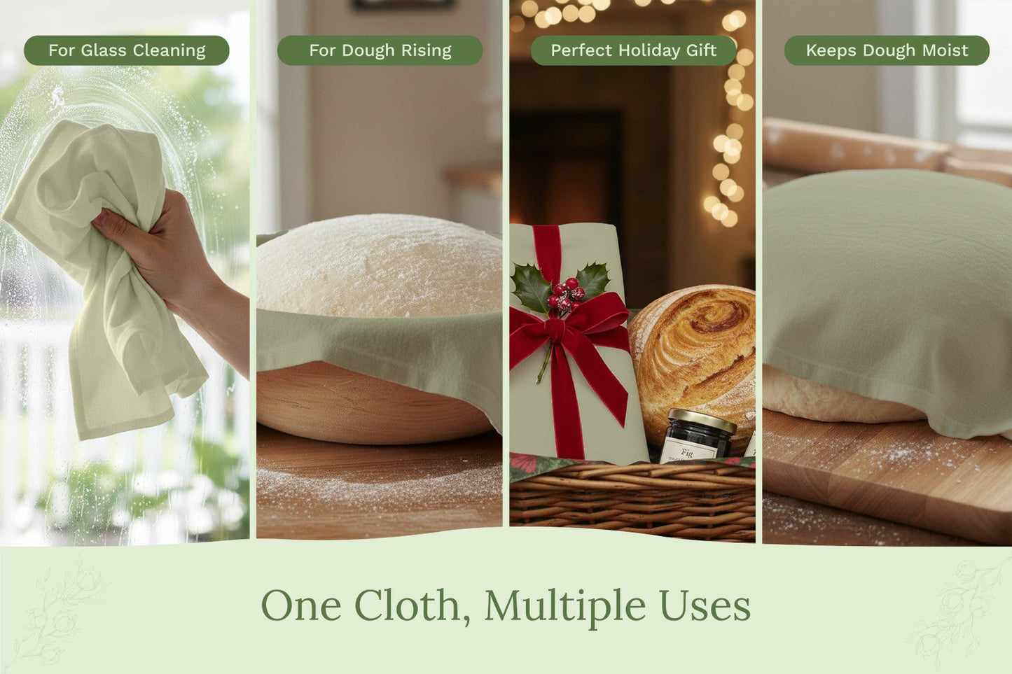 Multi-Purpose Organic Cotton Tea Towels