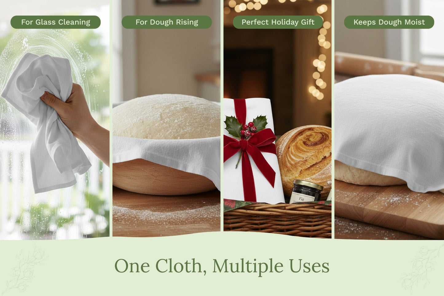 Multi-Purpose Organic Cotton Tea Towels