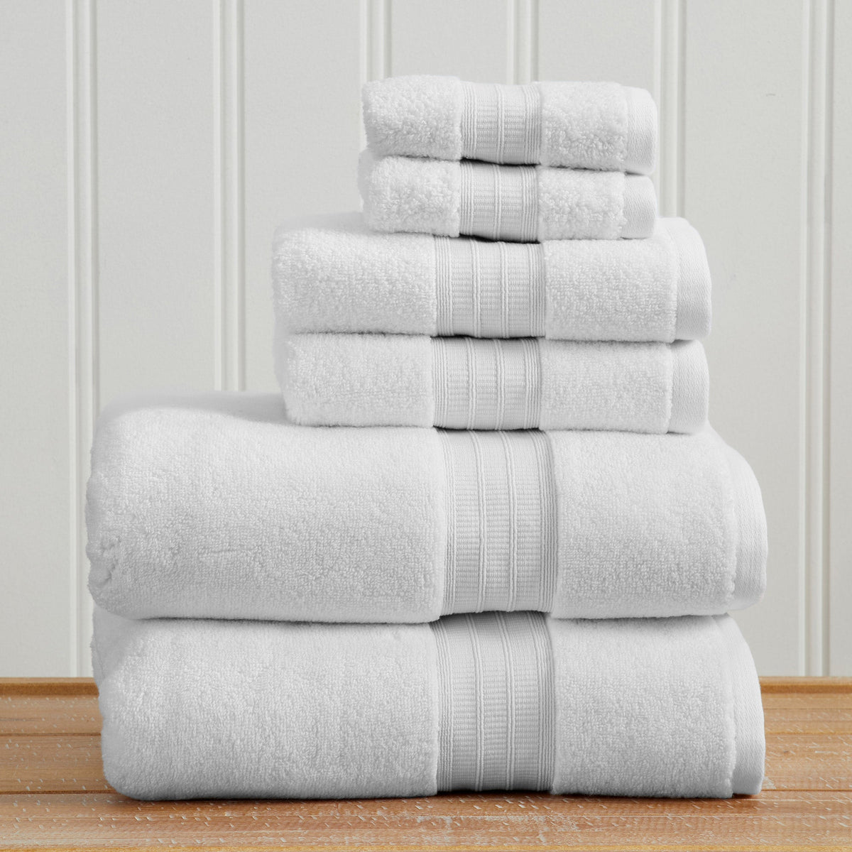 Six Piece Premium Bath Towel Set