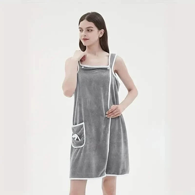 Bowknot Wearable Bath Towel
