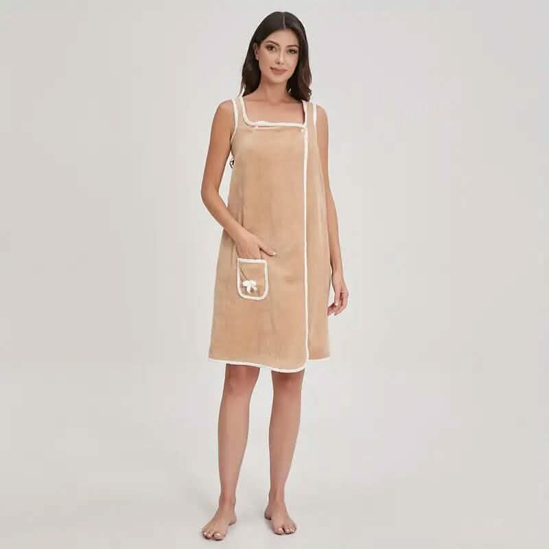 Bowknot Wearable Bath Towel