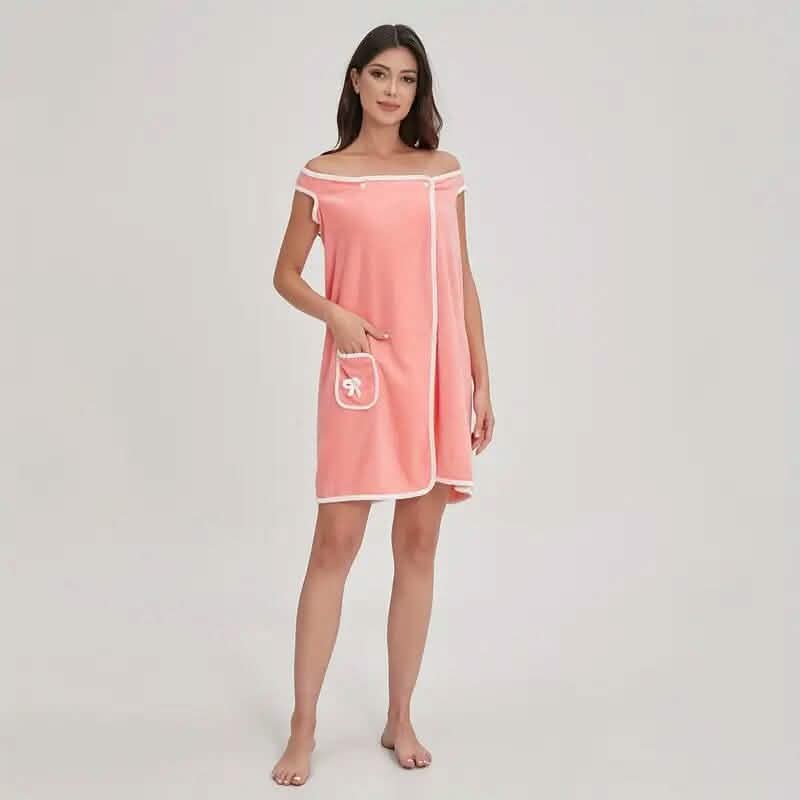 Bowknot Wearable Bath Towel