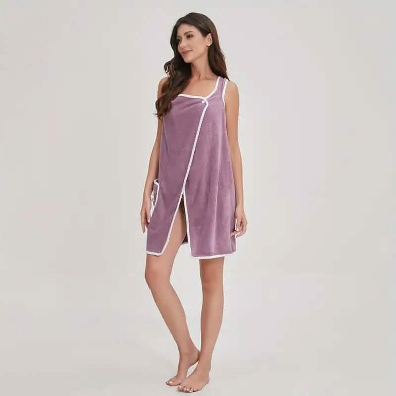 Bowknot Wearable Bath Towel