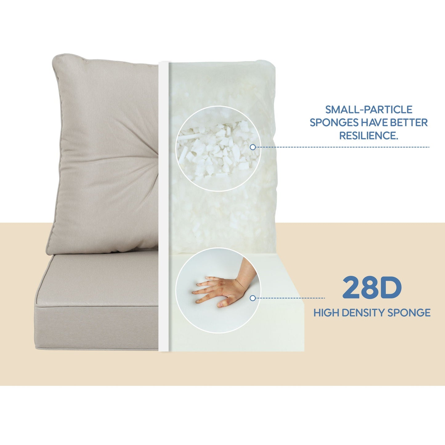 Waterproof Outdoor Deep Seat Cushions