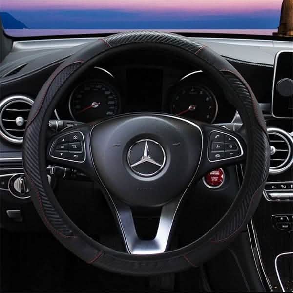 Carbon Fiber  Breathable Steering Wheel Cover