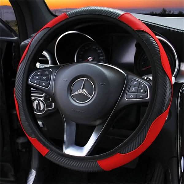 Carbon Fiber  Breathable Steering Wheel Cover