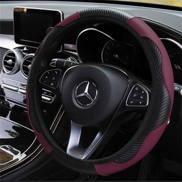 Carbon Fiber  Breathable Steering Wheel Cover