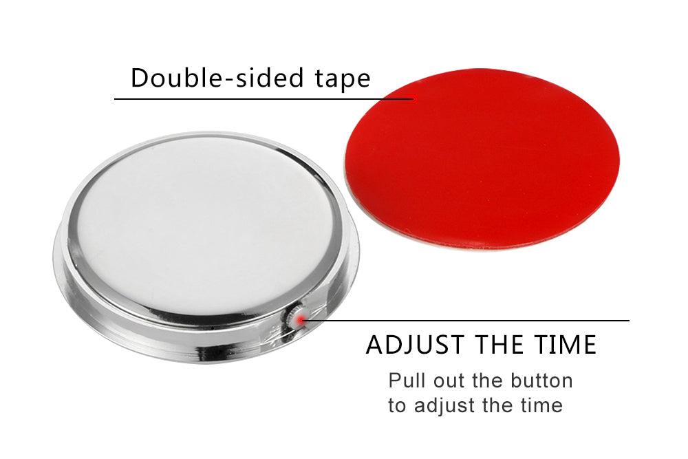 Stick-On Luminous Quartz Analog Watch
