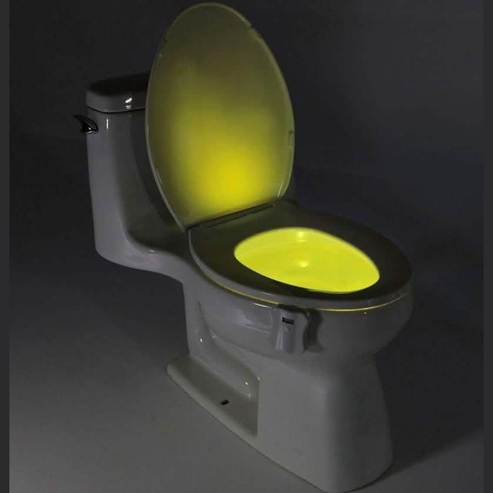 8-Color LED Motion Sensor Toilet Light