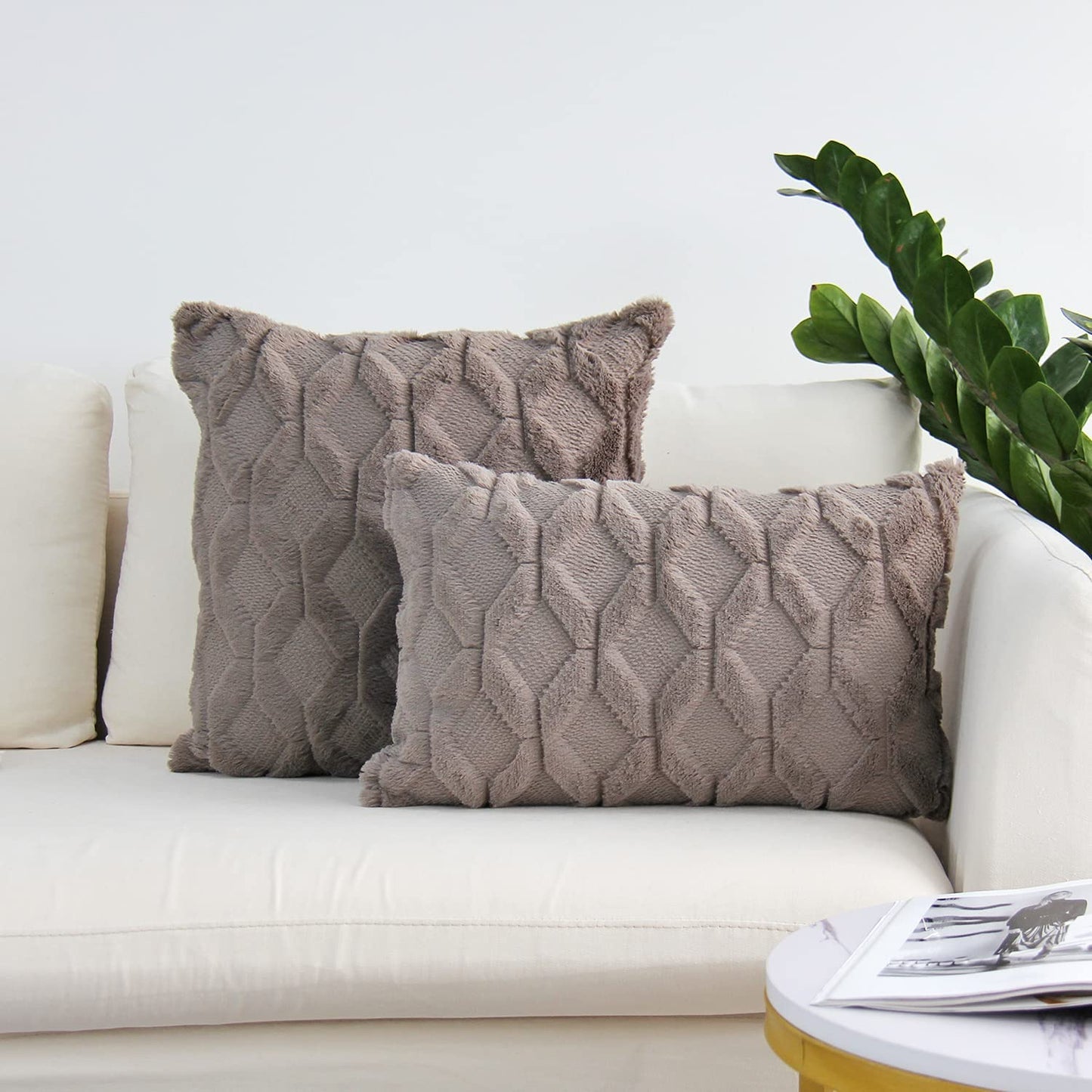 Set of Combo Pillow Covers with Inserts