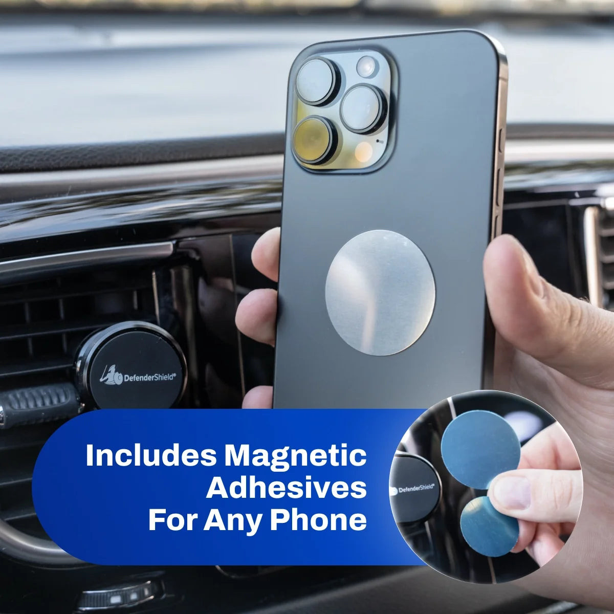 Magnetic Car Phone Holder – Air Vent Mount