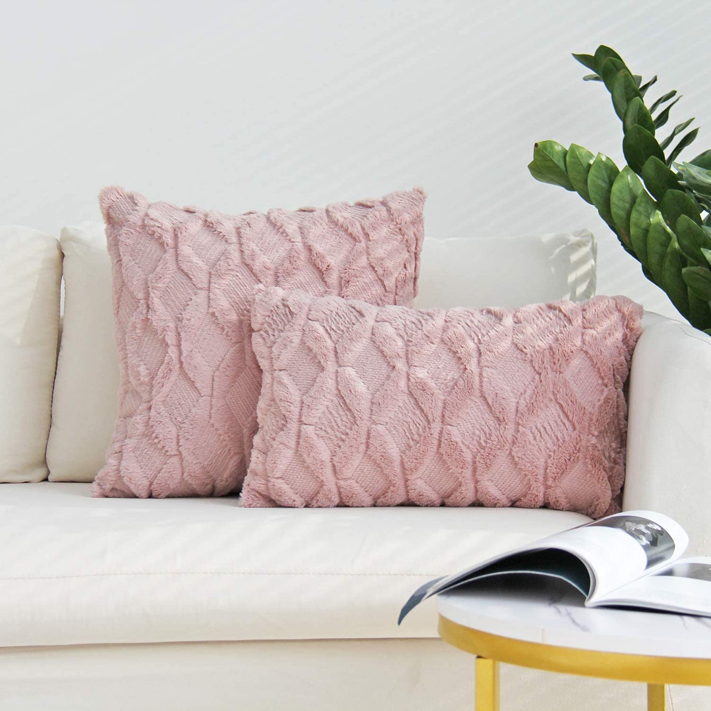 Set of Combo Pillow Covers with Inserts