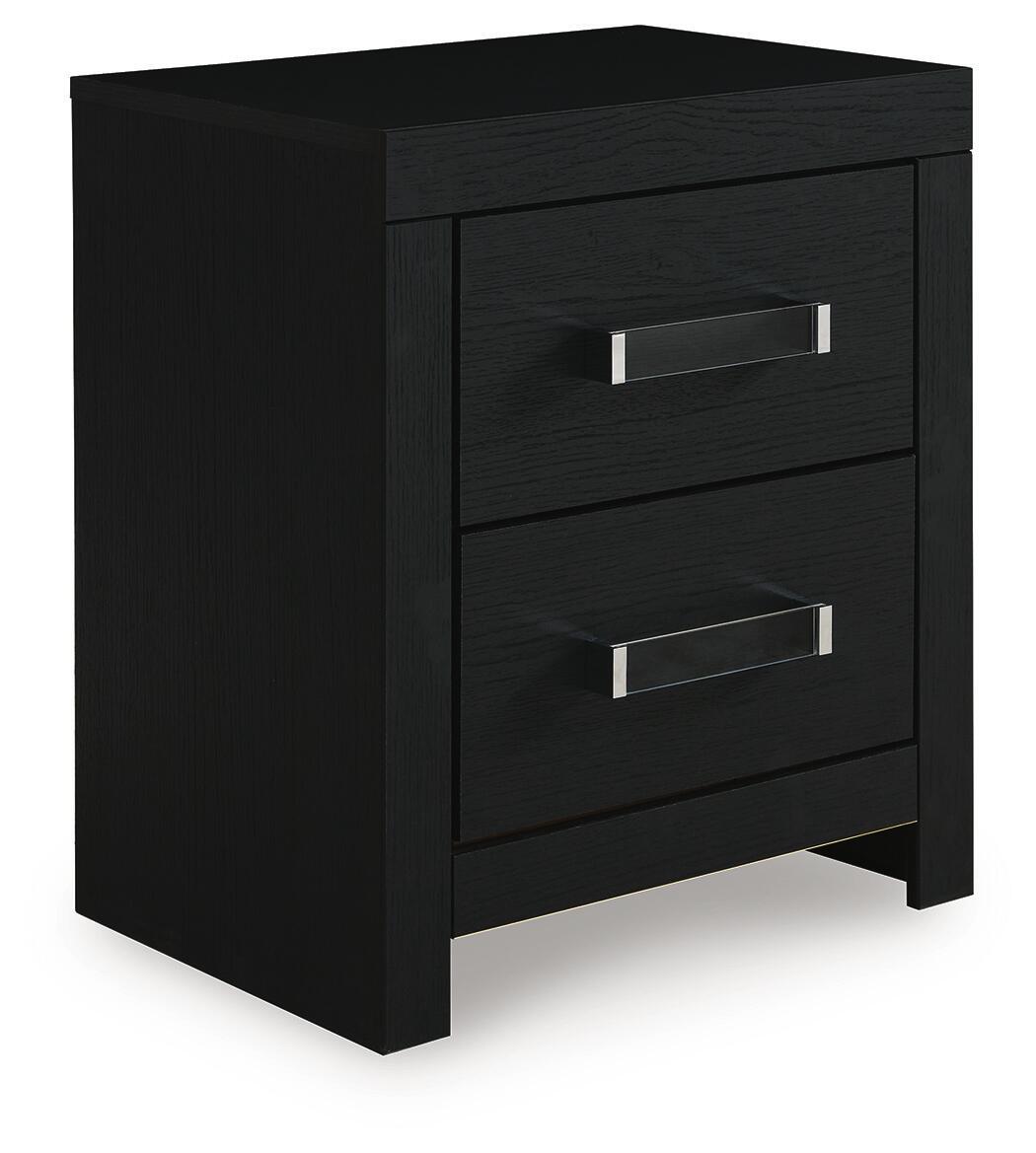 Matte Finish Two-Door Night Stand