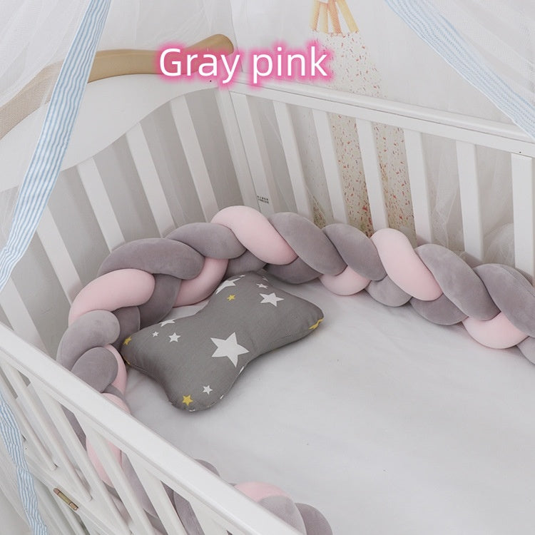 Protective Braided Baby Bumper Cushion