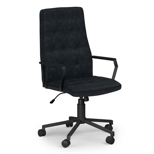 Upholstered Swivel Office Chair