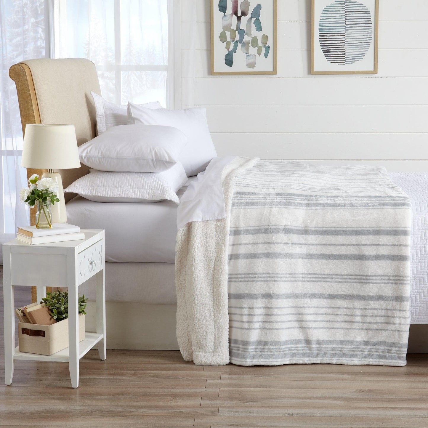 Velvet Plush Sherpa Luxury Blanket