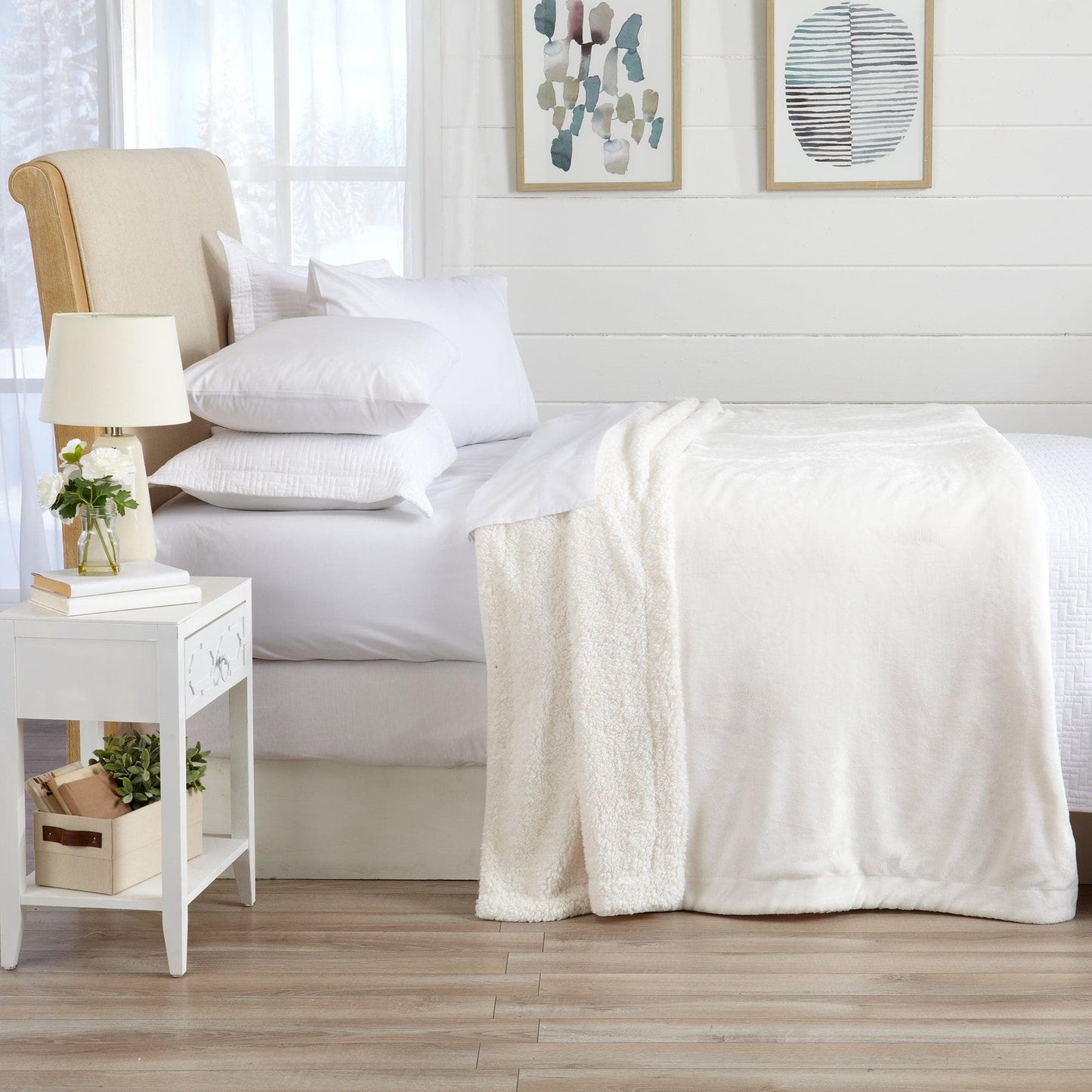 Velvet Plush Sherpa Luxury Blanket