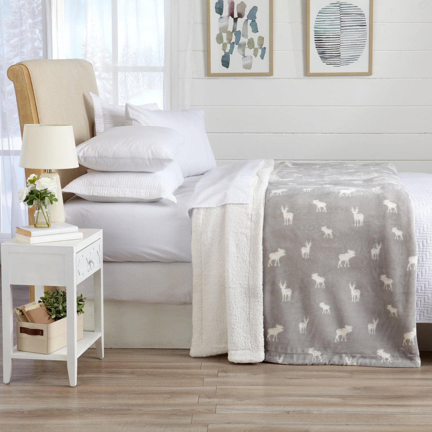 Velvet Plush Sherpa Luxury Blanket