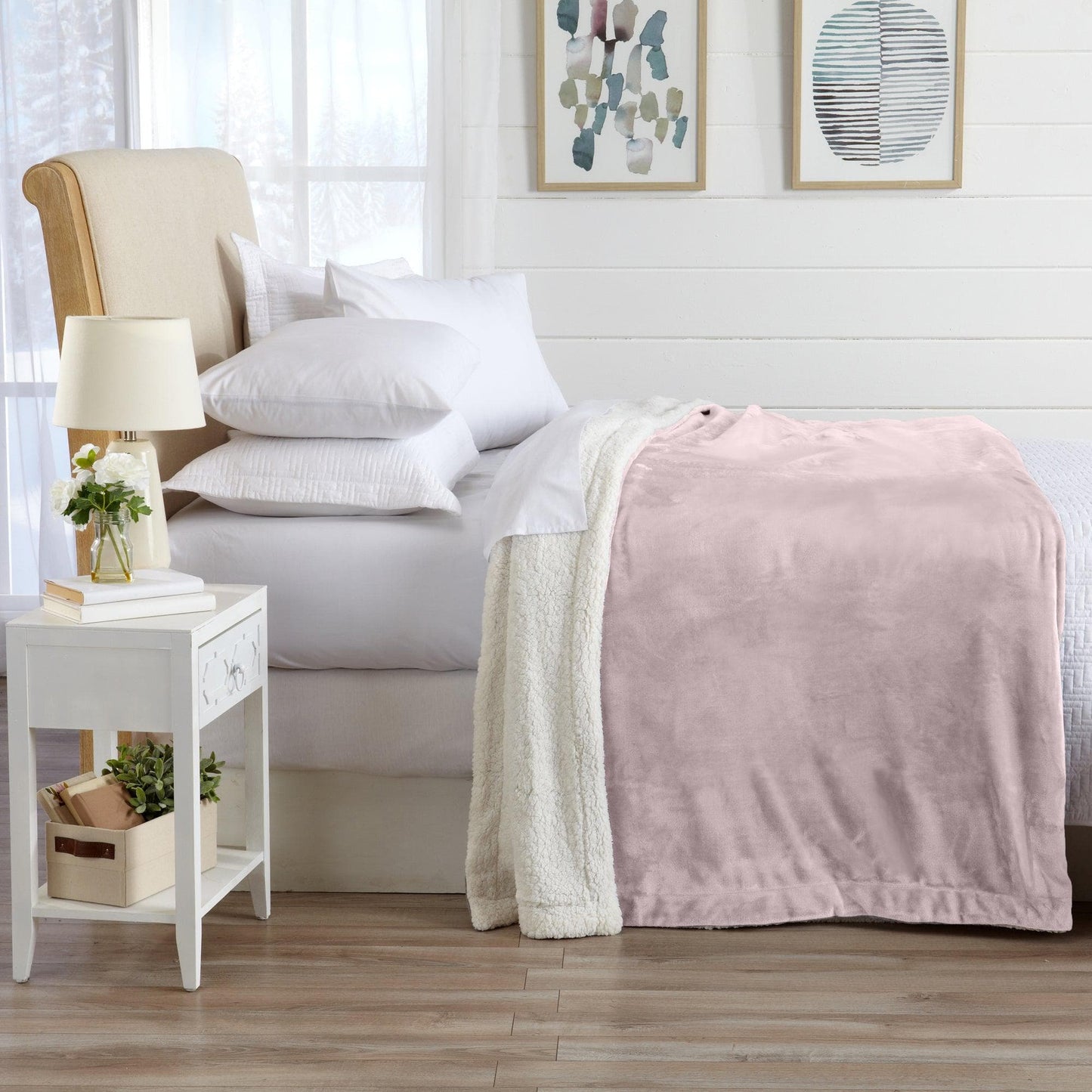 Velvet Plush Sherpa Luxury Blanket