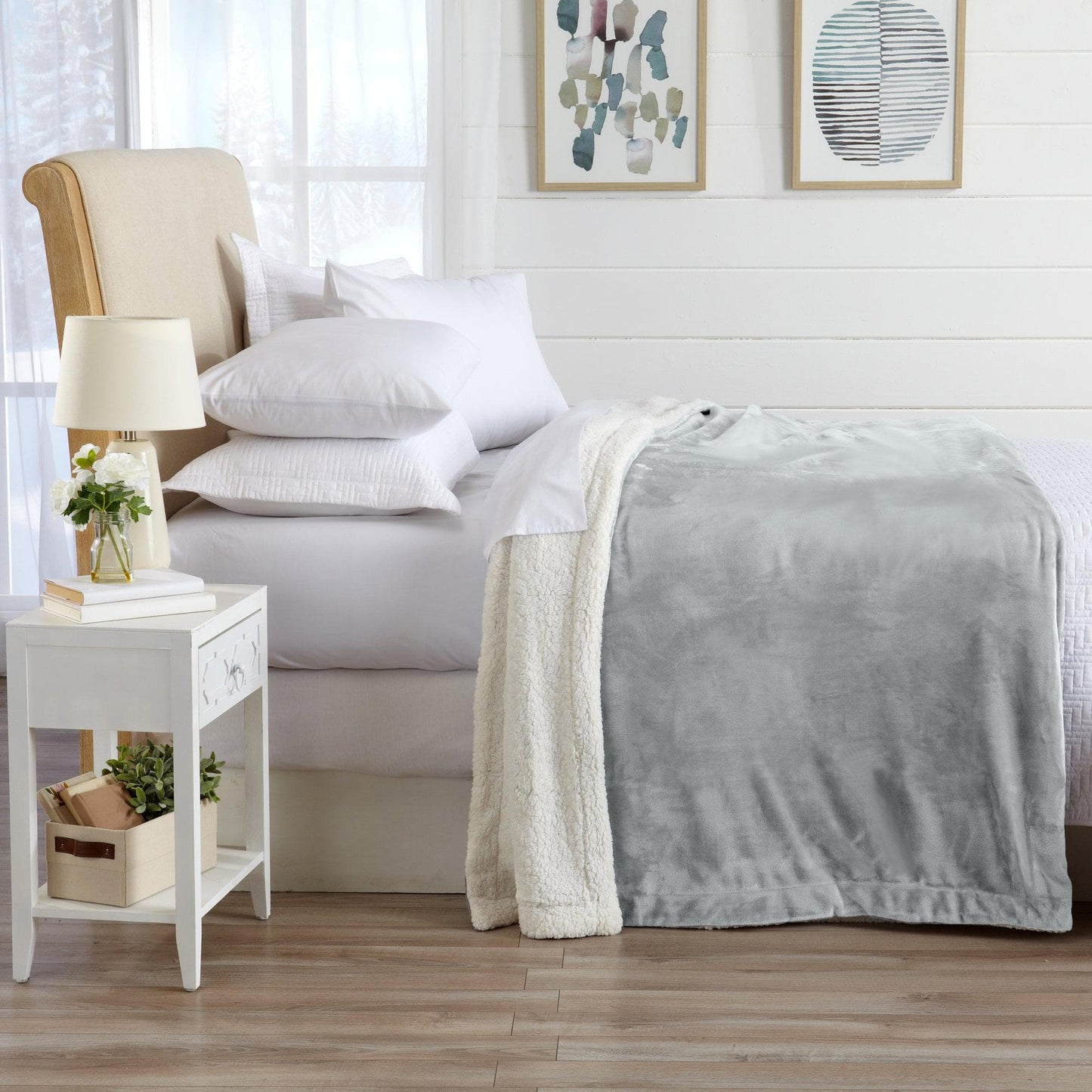 Velvet Plush Sherpa Luxury Blanket