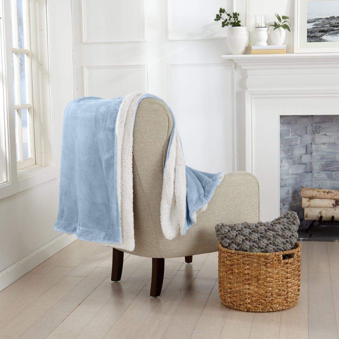 Velvet Plush Sherpa Luxury Blanket