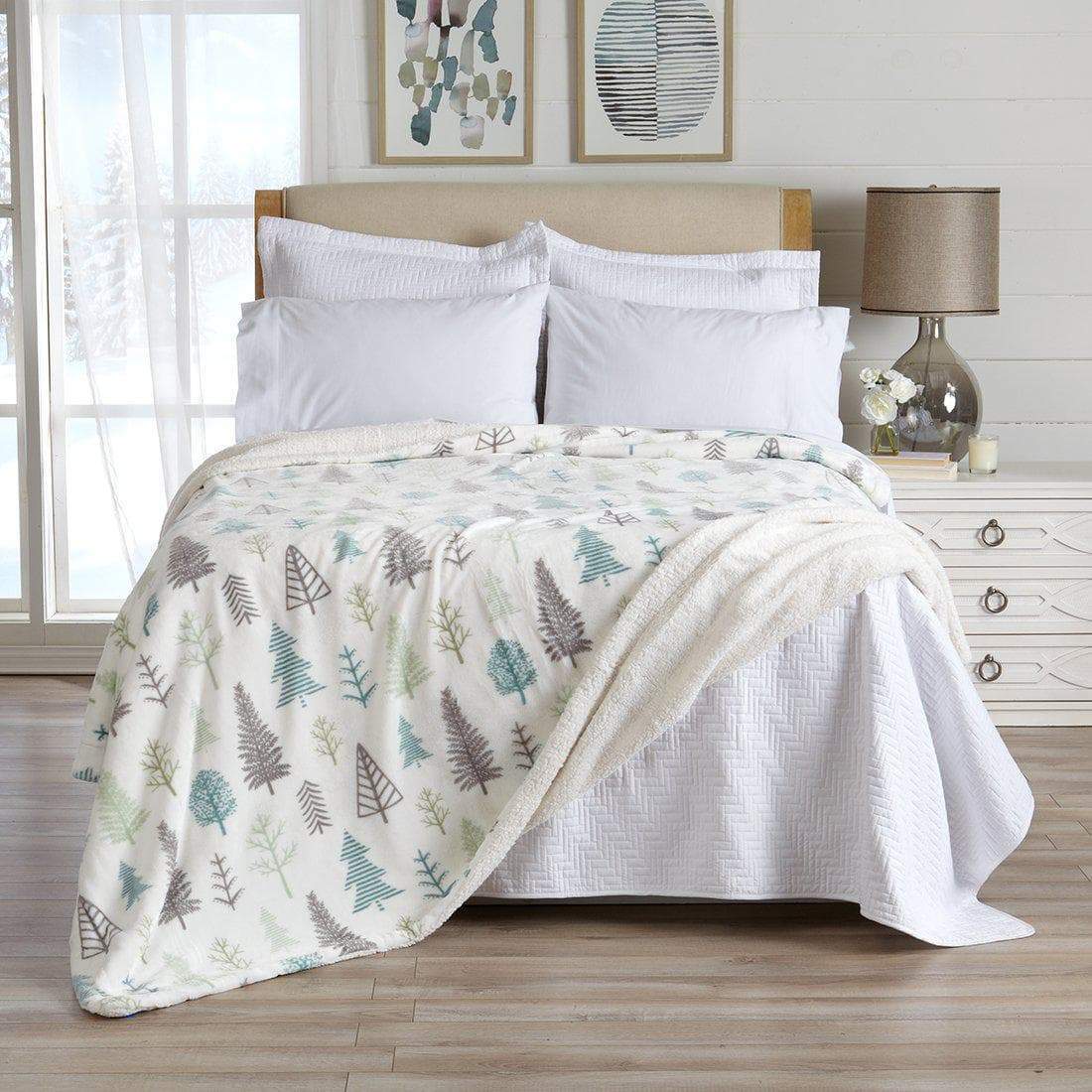 Velvet Plush Sherpa Luxury Blanket