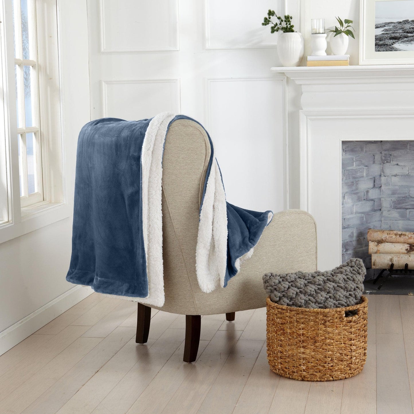 Velvet Plush Sherpa Luxury Blanket