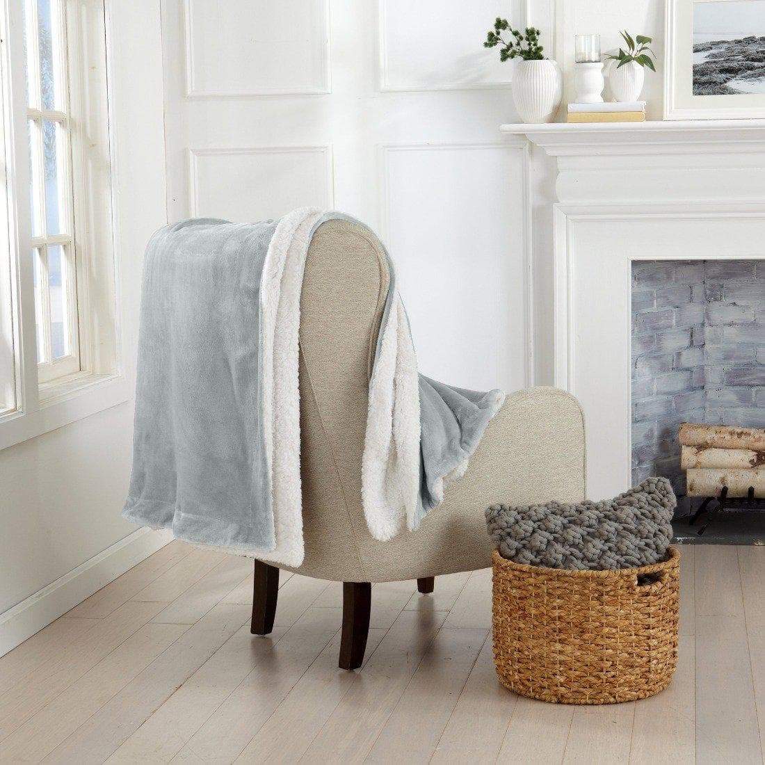 Velvet Plush Sherpa Luxury Blanket