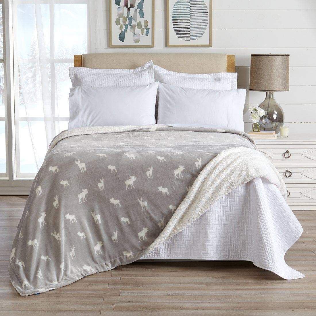 Velvet Plush Sherpa Luxury Blanket
