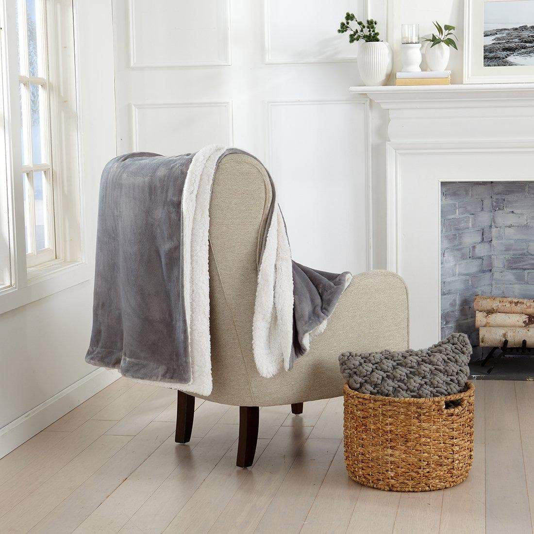 Velvet Plush Sherpa Luxury Blanket