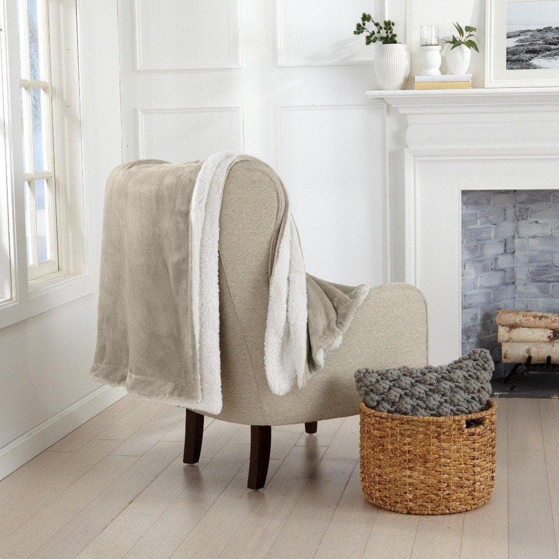 Velvet Plush Sherpa Luxury Blanket
