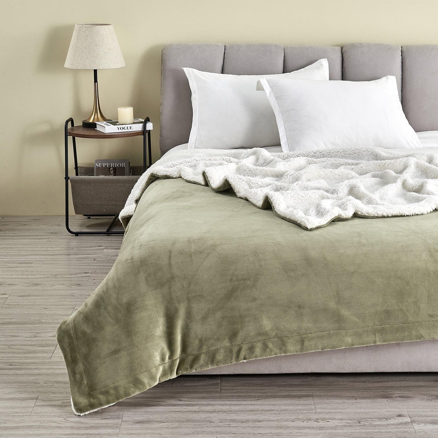 Velvet Plush Sherpa Luxury Blanket