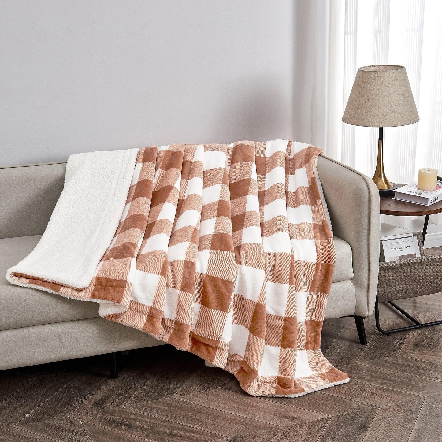 Velvet Plush Sherpa Luxury Blanket