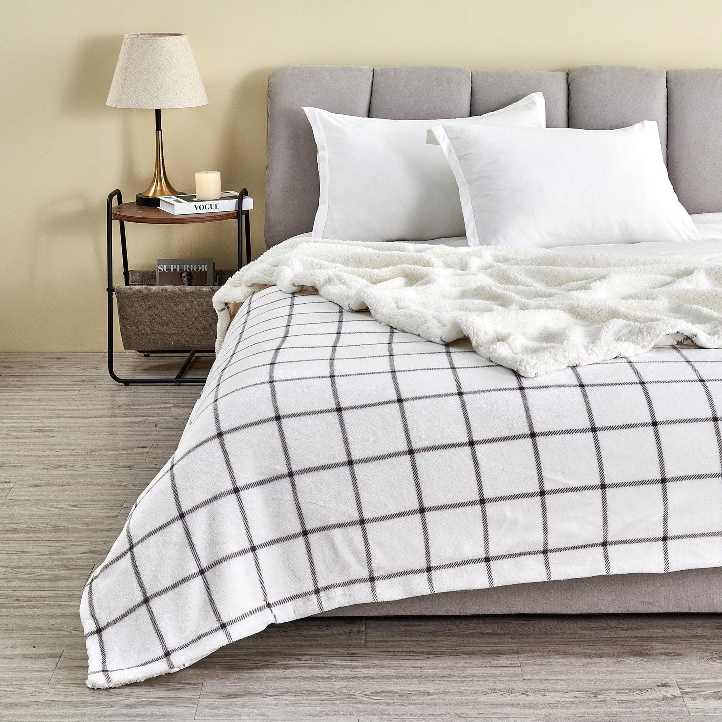 Velvet Plush Sherpa Luxury Blanket