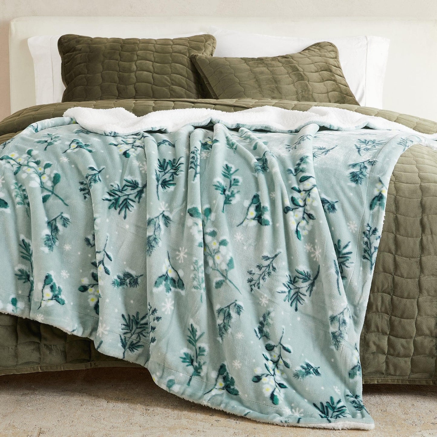 Velvet Plush Sherpa Luxury Blanket
