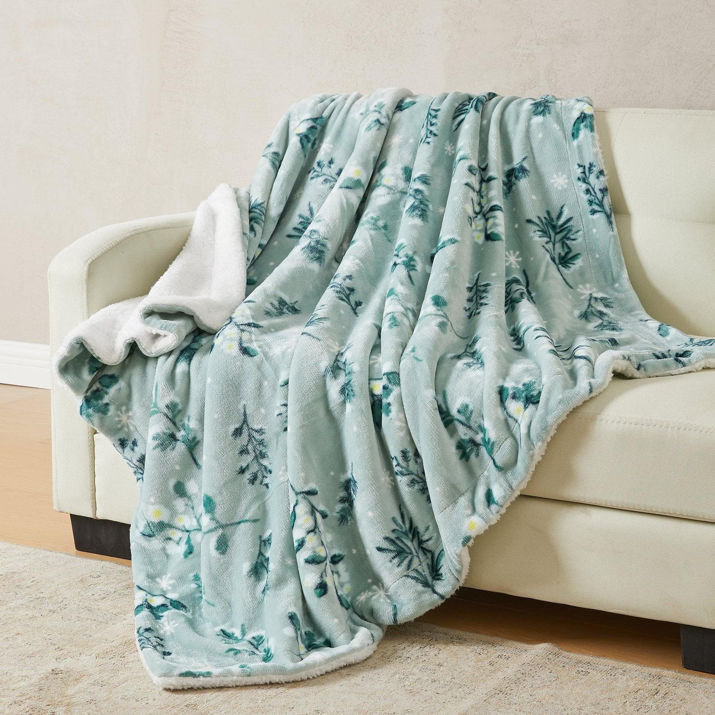 Velvet Plush Sherpa Luxury Blanket