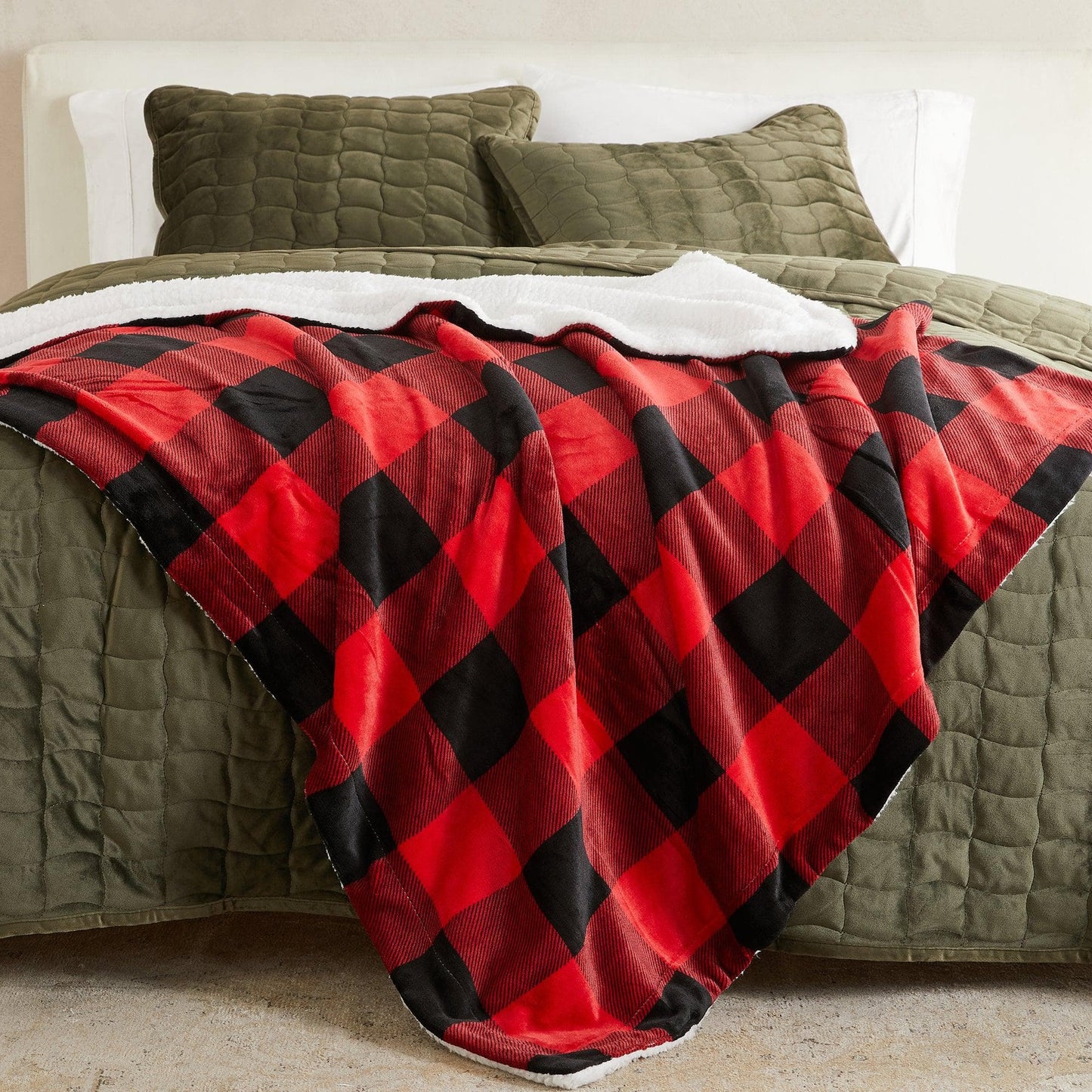 Velvet Plush Sherpa Luxury Blanket