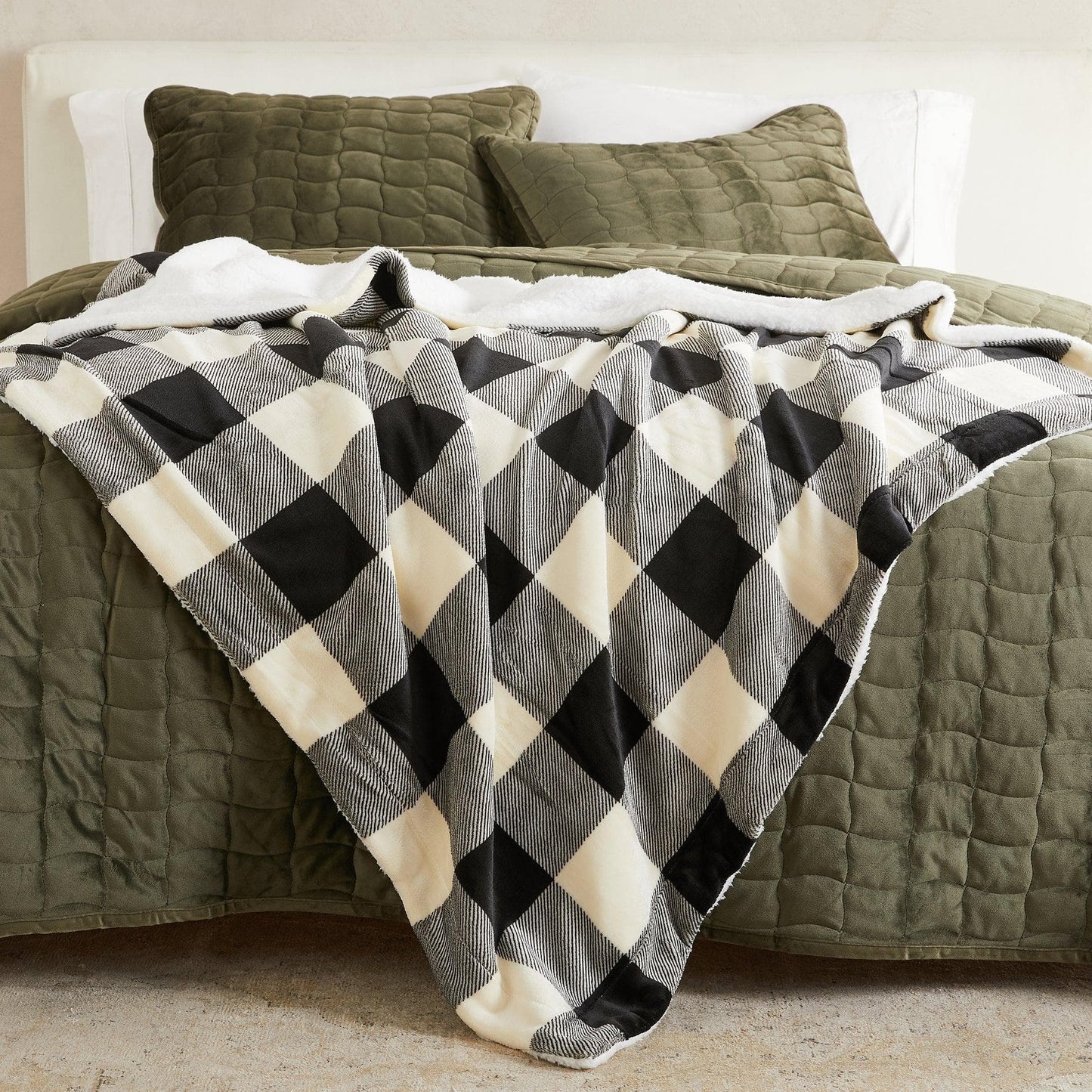 Velvet Plush Sherpa Luxury Blanket