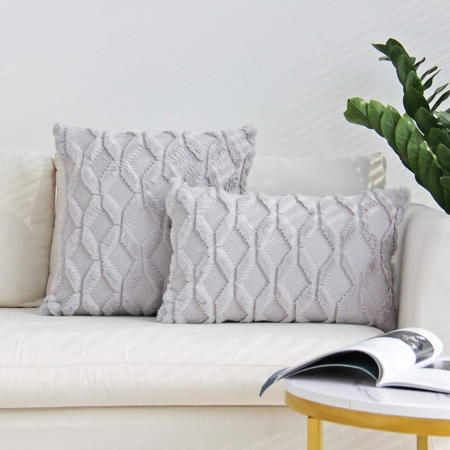 Set of Combo Pillow Covers with Inserts